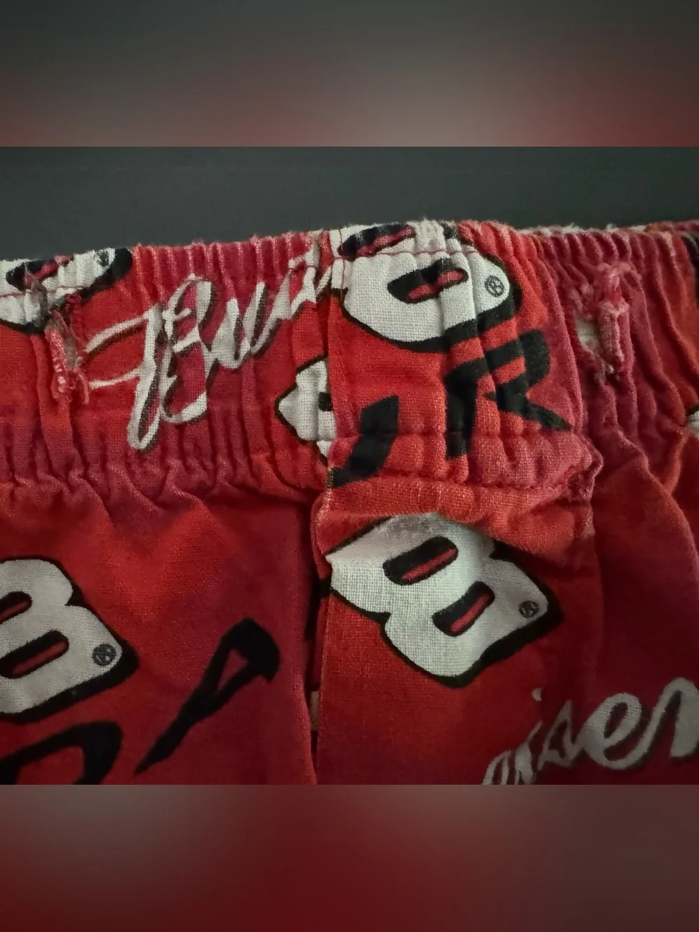 Vintage Y2K Winners Circle Dale Earnhardt Jr #8 Budweiser NASCAR Pajama Pants L